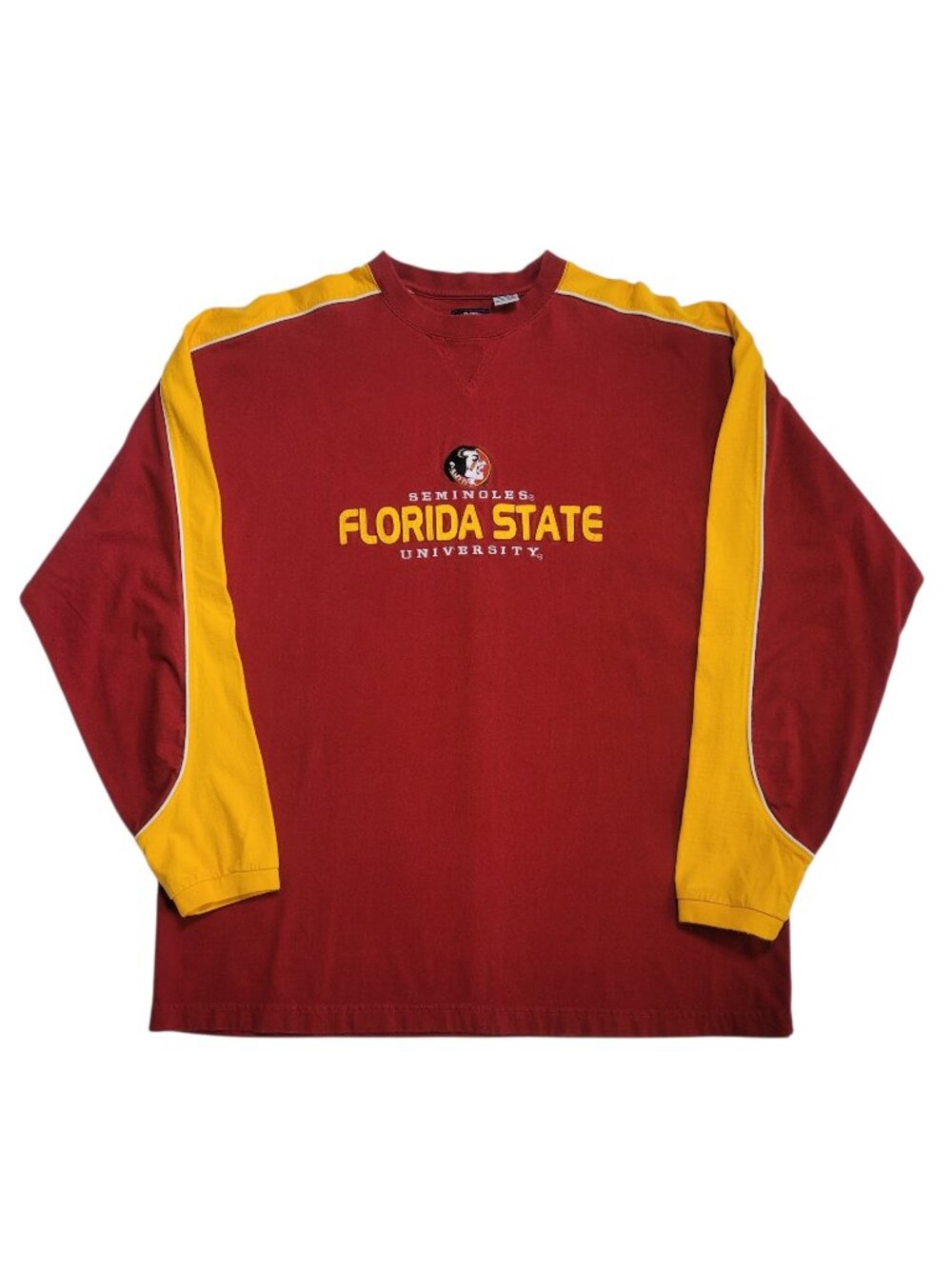 Vintage 90s Florida State Seminoles Long Sleeve Shirt XL Garnet Streetwear
